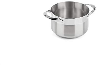 Barazzoni Casseruola 2 Maniglie Ø16 cm My Lady - Capacità 1.8 litri- Made in Italy, Acciaio