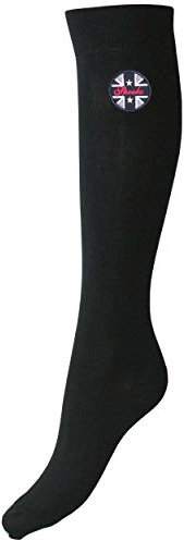 SPOOKS Reitsocken für Damen Mädchen Kinder Reitstrümpfe Unisex Reit-Kniestrümpfe - Sox Onesize 37-41, Black