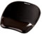 Fellowes Mauspad mit Handgelenkauflage Crystals - Mauspad mit Gelkissen - ergonomisches Mauspad - Gaming Mousepad - Handballenauflage - Farbe: schwarz