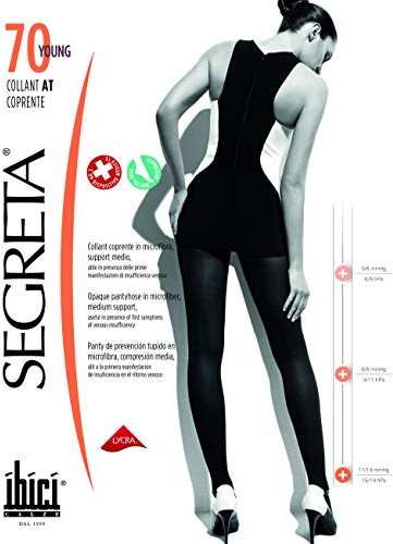 SEGRETA Strumpbyxor 70 den förstärkta bodice medeltjock kompression