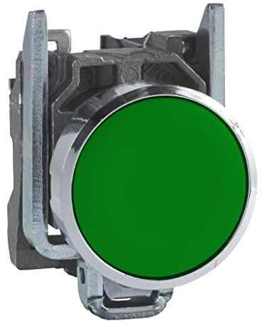 Schneider Electric - Harmony XB4 - bouton poussoir à impulsion - Ø22 - vert - 1F - vis étrier - XB4BA31