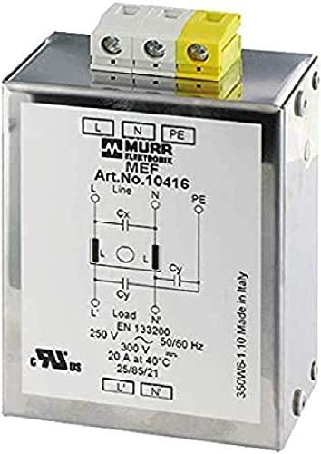 MEF Netzentstörfilter 1-phasig 1-stufig