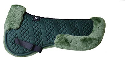 Engel Reitsport | SAKIS2 | Sattelkissen mit echtem Merino Lammfell | mit Fellrand vorne und hinten |