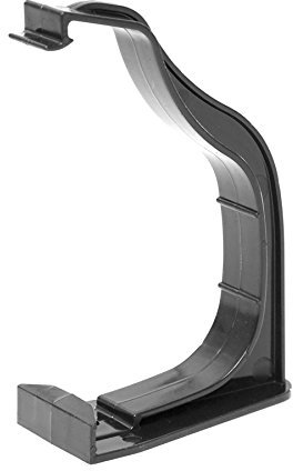 Pack of 3 X Polypipe Ogee ROG09 Extra Capacity Gutter Fascia Bracket 130 x 70mm (Black)