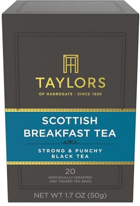 Taylors of Harrogate Scottish Breakfast, 20 Teabags (Pack of 6)
