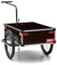 ROLAND Fahrradanhänger Profi, Transportbox, Handwagen, für Lasten, mit Hochdeichsel (B), Kupplung, Holz, Stahl