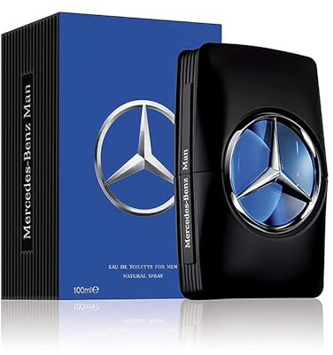 Mercedes Benz Man - Eau de Toilette for Men - Aromatic, Woody Fruity Mens Fragrance with Cedar and Oakmoss Notes - Long Lasting Mens Cologne - 3.4 oz