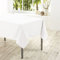 Douceur d'intérieur - 1720206, Tischdecke Rechteckige, 140 X 250 cm, Essentiel, Polyester Unifarben, Weiss