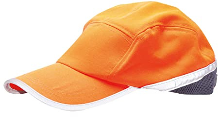 Portwest Gorra De Baseball De Alta Visibilidad, Color: Naranja/Marino, HB10ONR