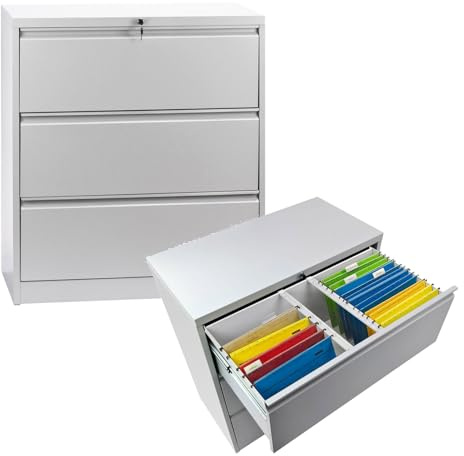 Hängeregisterschrank Hängeregistraturschrank Hängeregister 3 Schub DIN A4