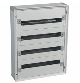 401804 Legrand Tableau de distribution isolant XL3 160-4 rangées de 24 modules - Tout modulaire prêt à l'emploi