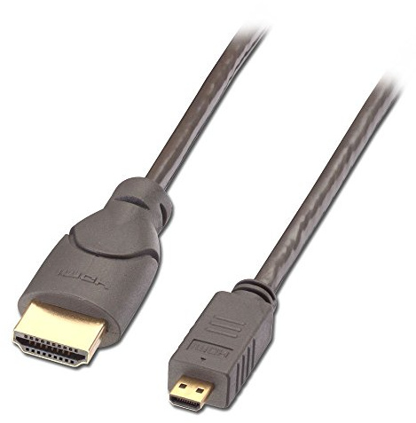 LINDY 2m High Speed HDMI to Micro HDMI Cable with Ethernet