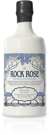 Rock Rose Premium Scottish Gin, 70cl | Luxury Gin | 41.5% ABV | Fruity & Fresh | Award Winning | Handcrafted in Scotland