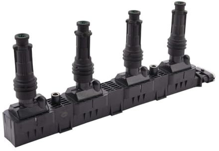 HELLA 5DA 193 175-861 Zündspule - 12V - 6-polig - inkl. Zündkerzenstecker - geschraubt