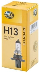 HELLA 8GJ 008 837-121 Glühlampe - H13 - Standard - 12V - 60/55W | Kompatibel mit: CHEVROLET HHR
