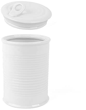 Holst Porzellan SL 013 Vorratsdose Konserve 16 cm, weiß, 12 x 12 x 17.5 cm | 12 x 12 x 17.5 cm