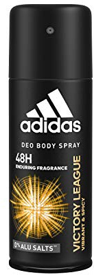 adidas Victory League Deo Body Spray für Herren - dauerhafter Schutz vor Gerüchen und Schweiß bis zu 48 Stunden lang, 6er Pack (6 x 150 ml)
