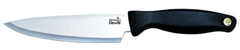 Kitchen Devils S8602005 Lifestyle Cook's Knife, Black, 29x8.5x2 cm
