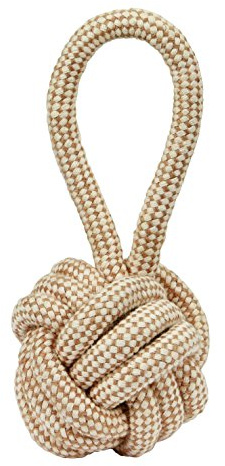 Kerbl Palla di Iuta con Corda, 12 x 31 cm, Extra Large
