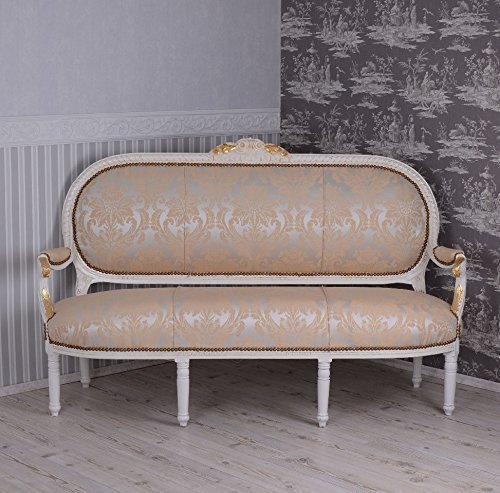 Barock Sofa Marie Antoinette Salonsofa Rokoko Liege Sitzbank163 cm Louis XV cat362d27 Palazzo Exclusive