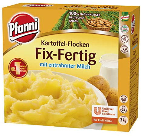 Pfanni Kartoffel-Fix-Fertig Flockenpüree mit entrahmter Milch, 1er Pack (1 x 2 kg)