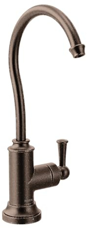 Moen Oil Rubbed Bronze Sip Traditional Cold Water Kitchen Beverage Faucet with Optional Filtration System, S5510ORB