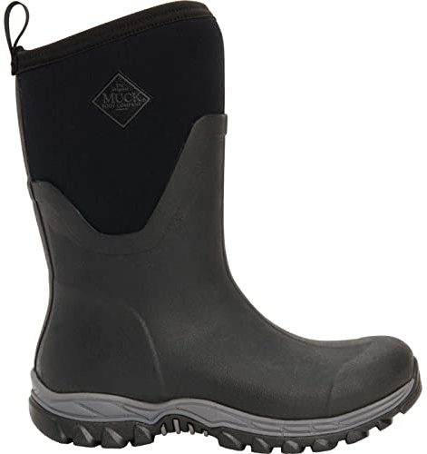 MUCK Women's Arctic Sport II Mid Boot, Black, Size 8(M)