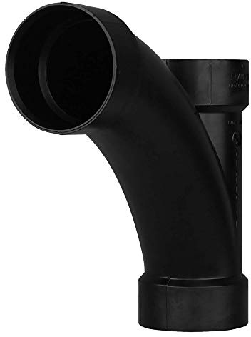 CHARLOTTE PIPE 3 DWV Comb WYE & 1/8 Bend ONE Piece DWV (Drain, Waste and Vent) (1 Unit Piece)