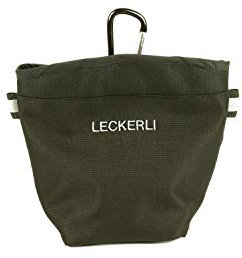 ADORRES Mit Wunschname möglich. Futtertasche, Trainingstasche, Leckerlitasche für Hunde, Futterbeutel mit Magnetverschluss und Kotbeutelfach, Leckerlibeutel Magnetic Black Edition