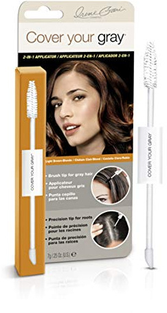 Cover Your Gray 2in1 Mascara Wand and Sponge Tip Applicator - Light Brown/Blonde
