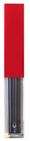 Caran d'Ache 6705.351 - Minas de lápiz (dureza B, diámetro de 0,5 mm, longitud de 6 cm, 12 unidades)