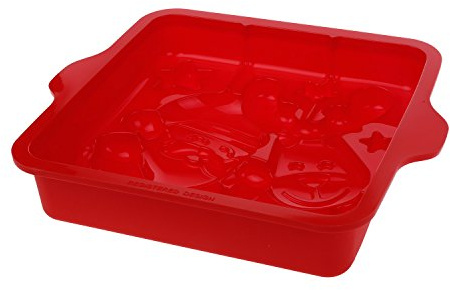 Silikomart Silicone Let's Celebrate Bakeware Collection Cake Pan, Jingle Bells