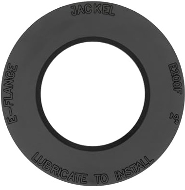 Jackel E-Flange 2.0 Inch, Black, Plastic, Universal Fit, Engine Component Cover