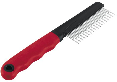 Ferplast 85866899 hund- och kattkam Gro 5866, mått: 20,2 x 1,6 x 4,2 cm