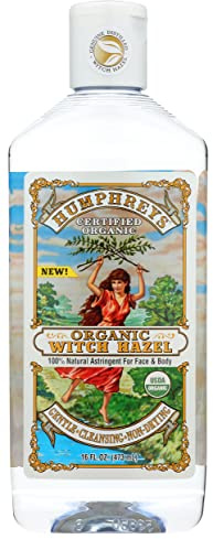 Humphreys, Witch Hazel Organic, 16 Ounce