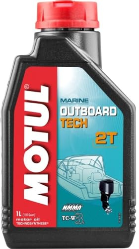 Motul Outboard Tech 2T Motoröl für Außenbordmotoren, 1 l