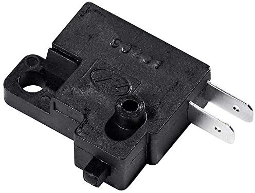 PW Bremslichtschalter vorn, Mechanisch, Druckknopf, Automatik, Schwarz