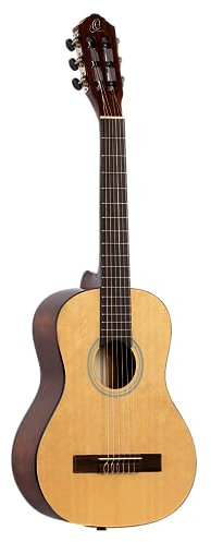 Ortega Guitars 1/2 Konzert Gitarre – Student Series – Fichte, Katalpa, Hochglanz Natur (RST5-1/2)
