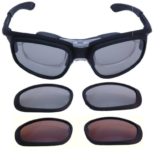 RxMulti3D 3D gafas Colección para RealD, MasterImage 3d, Pasivo 3DTVs, Lineal 3D y Gafas de Sol con sin Esmaltar RX Insertos, Negro