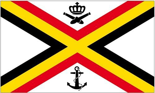 Fahne/Flagge Belgien Seekriegsflagge 90 x 150 cm