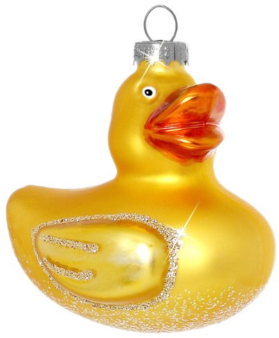 Sikora Christbaumschmuck Glas Ornament/Enten KÜKEN - H:6cm