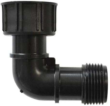 Jardibric - Coude Collecteur MF 26x34-1 avec Écrou Tournant - Raccord Angle 90° Arrosage 1
