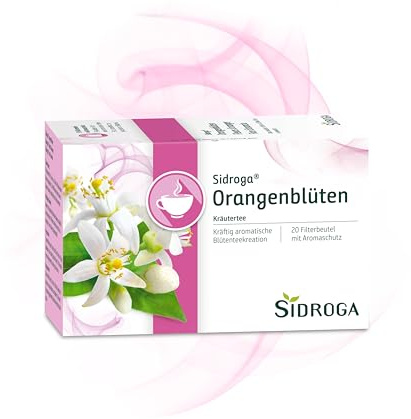 Sidroga Orangenblüten: Kräftig-aromatischer Kräutertee aus Orangenblüten, 20 Filterbeutel mit je 1,2g