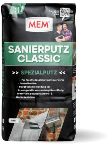 MEM Sanierputz Classic 25kg weiß