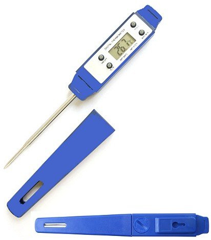 Termometro digitale versatile per arrosti, carne, barbecue, forno, cucina, liquido, laboratorio, E-9C, ampio campo di misurazione