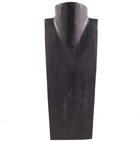 Busto espositore per collane, in legno massiccio, altezza: 35 cm