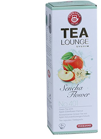 Teekanne Tealounge Kapseln - Sencha Flower No. 401 Grüner Tee (8 Kapseln)