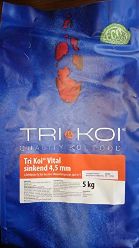 Tri Koi Vital - sinkendes Koifutter für die kalte Jahreszeit - 4,5 mm - 5 kg