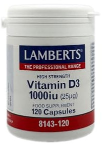 LAMBERTS - VIT. D 1000UI 120COMP. LAMBERT