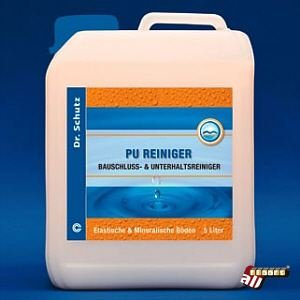 Dr Schutz PU Reiniger 5 Liter Bauschluss und Unterhaltsreiniger für Bodenbeläge, die PU Siegel behandelt wurden, Preis pro Pack